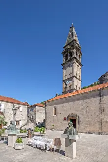 Montenegran Prints: St. Nikola church, Perast, Bay of Kotor, Montenegro