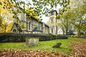 Kings Cross Prints: St. Pancras Old Church, Kings Cross, London, England, UK