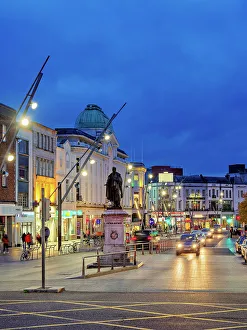 Cork Prints: St Patrick's Street at dusk, Cork, County Cork, Ireland