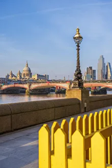 Pauls Prints: St. Pauls Cathedral and blackfriars bridge, London, England, UK