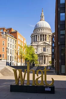 Images Dated 1st June 2020: St Pauls Cathedral, London, England, UK