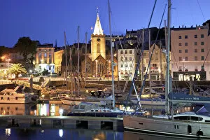 Images Dated 31st July 2015: St. Peter Port Harbour At Night, Guernsey, Channel Islands