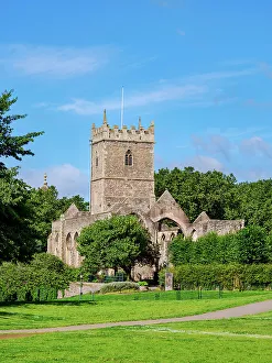 Castle Park Prints: St Peter's Church, Castle Park, Bristol, England, United Kingdom