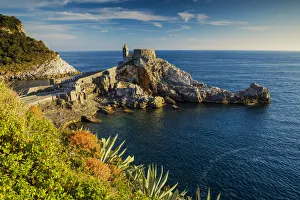 St. Peters Church on Coast, Portovenere, Liguria, Italy