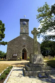 Images Dated 31st July 2015: St. Peters Church, Sark, Channel Islands, United Kingdom