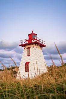 Peters Harbour Lighthouse Prints: St. Peters harbour lighthouse, Prince Edward Island, Canada