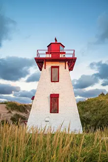 Peters Harbour Lighthouse Prints: St. Peters harbour lighthouse, Prince Edward Island, Canada