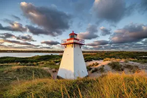Peters Harbour Lighthouse Prints: St. Peters harbour lighthouse, Prince Edward Island, Canada
