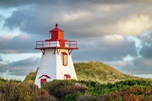 Peters Harbour Lighthouse Prints: St. Peters harbour lighthouse, Prince Edward Island, Canada