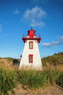 Peters Harbour Lighthouse Prints: St. Peters harbour lighthouse, Prince Edward Island, Canada