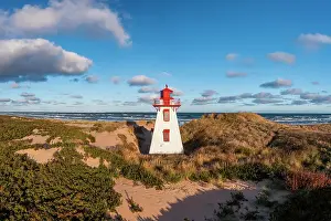 Peters Harbour Lighthouse Prints: St. Peters harbour lighthouse, Prince Edward Island, Canada