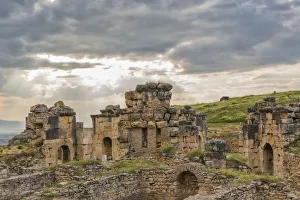 Pamukkale Prints: St. Philip Martyrium, Ruins of ancient Hierapolis, Pamukkale, Denizli Province, Turkey