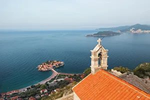 Montenegro Prints: St. Sava Church, Sveti Stefan, Montenegro