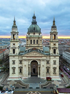 Hungarian Prints: St Stephens Basilica, Budapest, Hungary