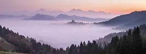 St Thomas Church at dawn, Skofja Loka, Slovenia