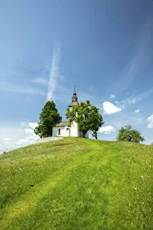 Images Dated 12th May 2021: St Thomas Church, Praprotno, Skofja Loka, Upper Carniola, Slovenia