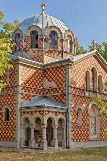 Serbia Prints: St. Trinity church, 1903, Aleksinac, Gorni Adrovac, Serbia
