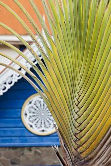 St. Vincent and the Grenadines, Bequia, Port Elizabeth, beach house detail