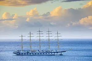 St Vincent and The Grenadines, Bequia, Star Clippers Tall ship in Admiralty Bay