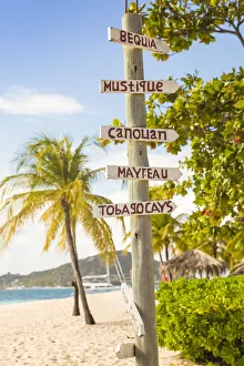 White Sand Prints: St Vincent and The Grenadines, Palm Island