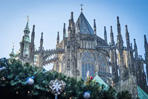 Spiers Prints: St. Vitus Cathedral, Prague Castle complex, Prague, Czech Republic, Europe
