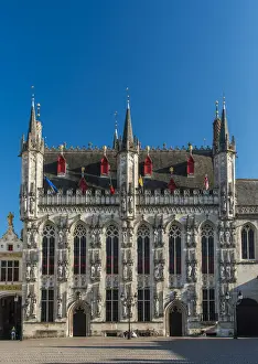 Stadhuis Prints: Stadhuis or City Hall, Bruges, West Flanders, Belgium