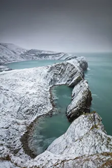 Stair Hole in winter 2018, Lulworth, Jurassic Coast World Heritage Site, Dorset, England Stair Hole in winter 2018, Lulworth, Jurassic Coast World Heritage Site, Dorset, England