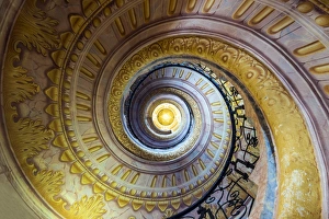 Staircase Prints: Staircase inside the Benedectine abbey, Melk, Lower Austria, Austria