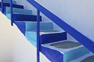 Staircase Prints: Stairs, Folegandros, Cyclades, Greece