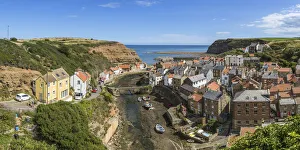 Yorkshire Prints: Staithes, Yorkshire, England, UK
