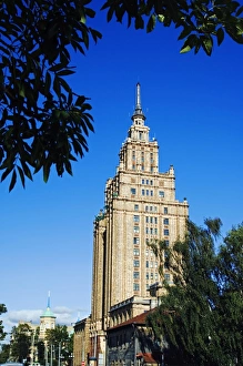 Stalins birthday cake - Academy of Science in Riga