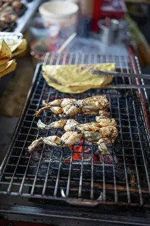 Produce Prints: Stall at Dinh Cau Night Market, Duong Dong, Phu Quoc Island, Vietnam