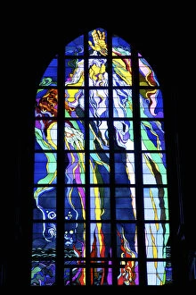 Stanislaw Wyspianski Designed Stained Glass Window, Church of St. Francis of Assisi