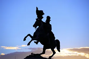 Equestrian Prints: Statue of Archduke Charles, Heldenplatz, Vienna, Austria, Central Europe