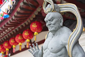 Statue at Buddha Tooth Relic Temple, Chinatown, Singapore