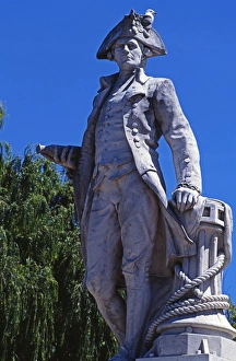 Commemorative Prints: Statue of Captain Cook