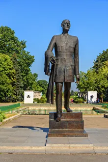 Bucharest Prints: Statue for Charles de Gaulle at Piata Charles de Gaulle, Bucharest, Walachia, Romania