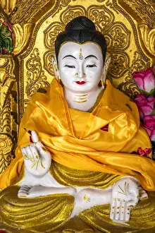 Statue in Chaukhtatgyi Buddha Temple, Yangon, Myanmar
