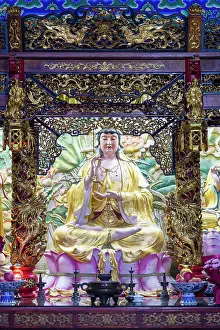 Inside Prints: Statue at Chijian Temple of the Celestial Empress, Tianjin, China