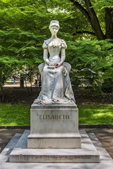 Statue of Empress Elisabeth of Austria, Merano - Meran, Trentino Alto Adige - South Tyrol