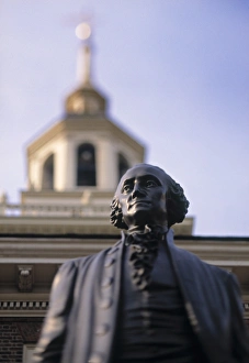 Us A Prints: Statue of George Washington