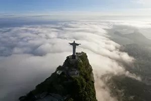 Images Dated 16th May 2012: Statue of Jesus, known as Cristo Redentor (Christ the Redeemer), on Corcovado mountain