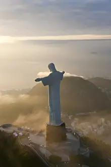 Statue of Jesus, known as Cristo Redentor (Christ the Redeemer), on Corcovado mountain
