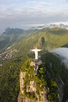 Statue of Jesus, known as Cristo Redentor (Christ the Redeemer), on Corcovado mountain