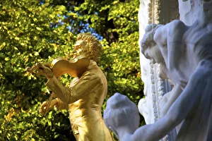 Likeness Prints: Statue of Johann Strauss, Stadtpark, Vienna, Austria, Central Europe