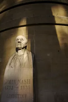 Images Dated 4th March 2009: Statue of John Nash, London, England, UK