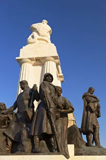 Statue in Kossuth Lajos Square, Budapest, Hungary