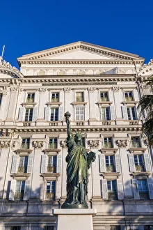 Nice Gallery: Statue of Liberty, Opera House, Quai des Etats Unis, Nice, South of France