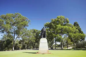 Images Dated 11th March 2011: Statue of Lord Forrest in Kings Park, Perth, Western Australia, Australia