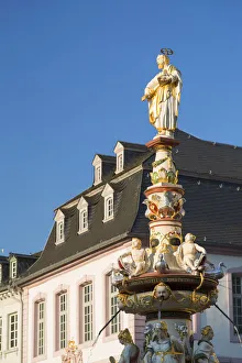 Statue in Market Square, Trier, Rhineland-Palatinate, Germany Statue in Market Square, Trier, Rhineland-Palatinate, Germany